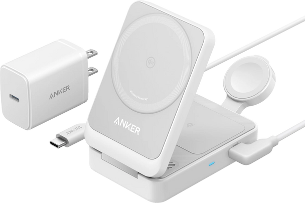 Anker MagGo Wireless Charging Station (Foldable 3-in-1) Anker MagGo Wireless Charging Station (Foldable 3-in-1)
