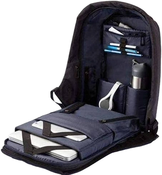 Anti-Theft Laptop Backpack with USB Charging Port - Black | B082NVS15L