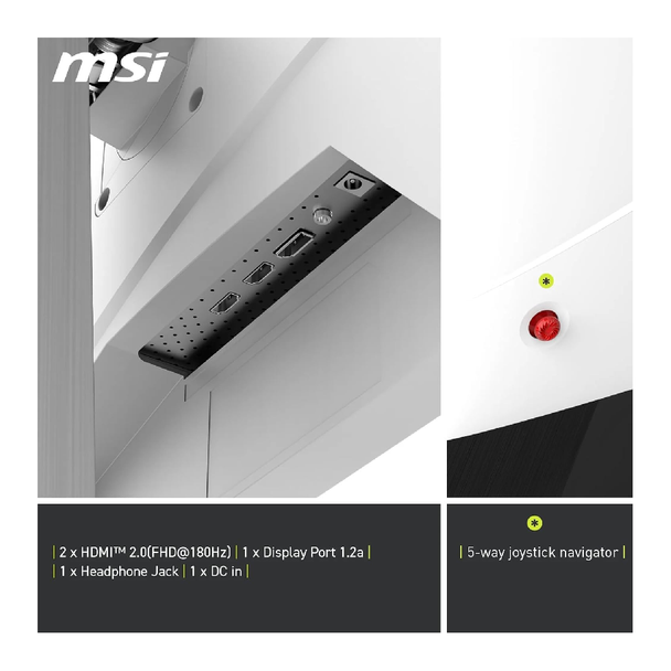 MSI MAG 27"FHD  180Hz Gaming Monitor | 274PFW