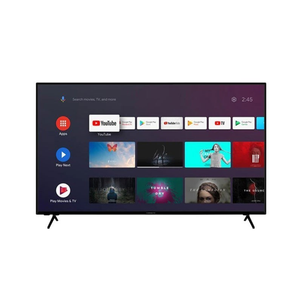 Campomatic Frameless LED, 50 Inches, Smart, 4K UHD, 3 HDMI, 1 USB, Black | LED50HUL