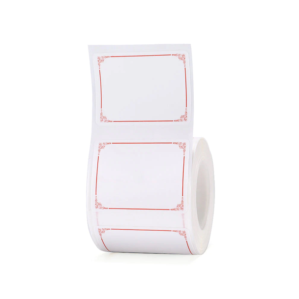 NIIMBOT B1 Red Cadre Thermal Label - 230 Label/Roll -  40*30mm