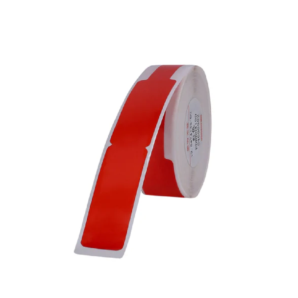NIIMBOT B18 Red Thermal Label - 60 Label/Roll - EW12.5*74+35-60