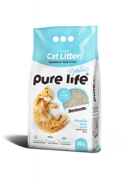 Pure Life Cat Litter - 20 L - Marseille Soap | PLL-20L Pure Life Cat Litter - 20 L - Marseille Soap | PLL-20L