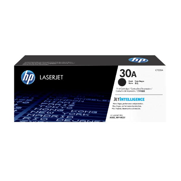 HP 30A Original LaserJet Toner Cartridge - Black | CF230A HP 30A Original LaserJet Toner Cartridge - Black | CF230A