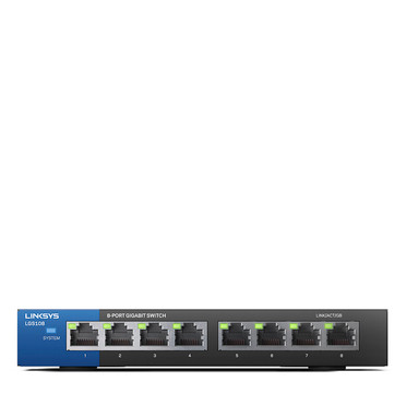 Linksys 8-Port Business Desktop Gigabit Switch | LGS108-EU
