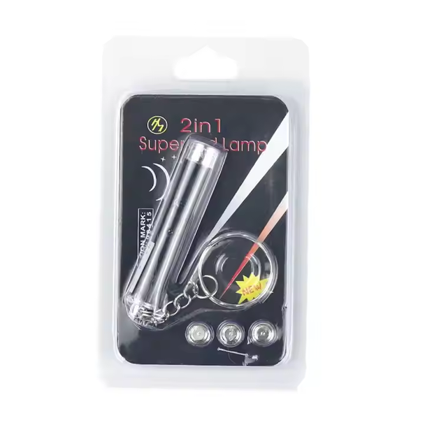 2-in-1 Laser Pointer Pet Toy - Black | PET-LSR-BLK01