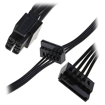 Lenovo Mini 4-Pin to Dual SATA SSD Power Cable for ThinkSystem ST50 | 4612714