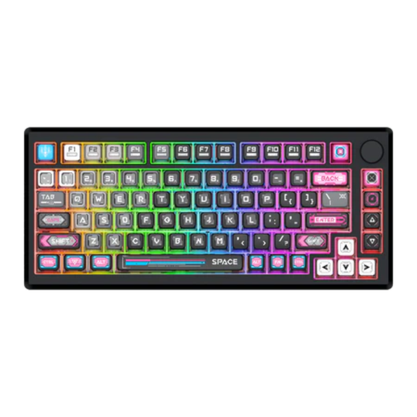 Redragon URANUS PRO 3 Modes Connection Aluminum Alloy Body Mechanical Keyboard | K732MC-RGB-PRO