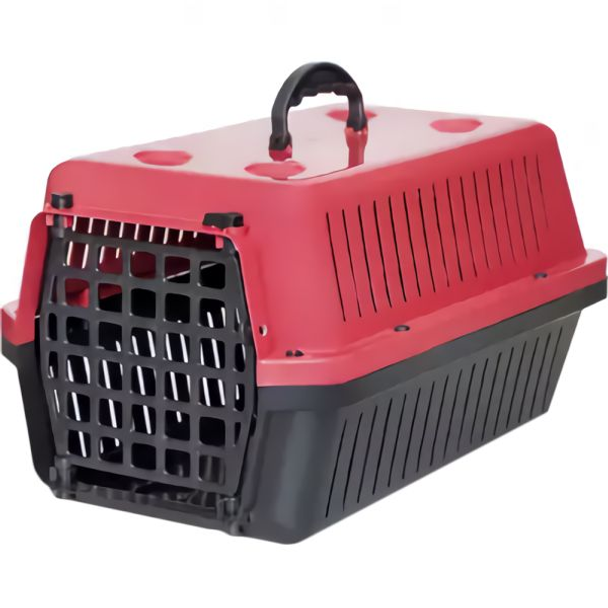 Cat Carrier Box - Medium Size - Red Cat Carrier Box - Medium Size - Red