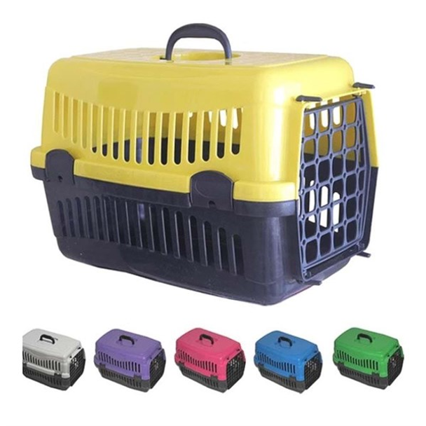 Cat Carrier Box - Medium Size - Yellow Cat Carrier Box - Medium Size - Yellow