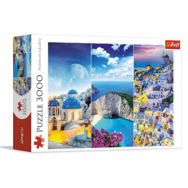 Trefl Puzzle: Greek Holidays - 3000 Pieces | 33073