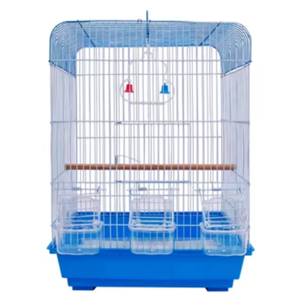Bird Cage 3DS with Feeder & Water Dispenser - Blue Bird Cage 3DS with Feeder & Water Dispenser - Blue