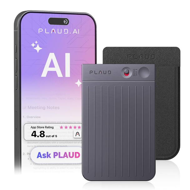 PLAUD Note AI Voice Recorder - Black | NB100BK