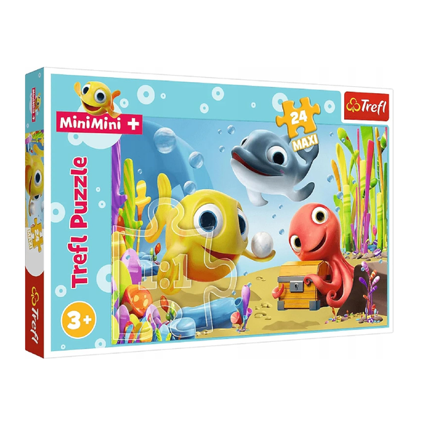 Trefl Happy Fish MiniMini Puzzle - 24 Pieces | 14341