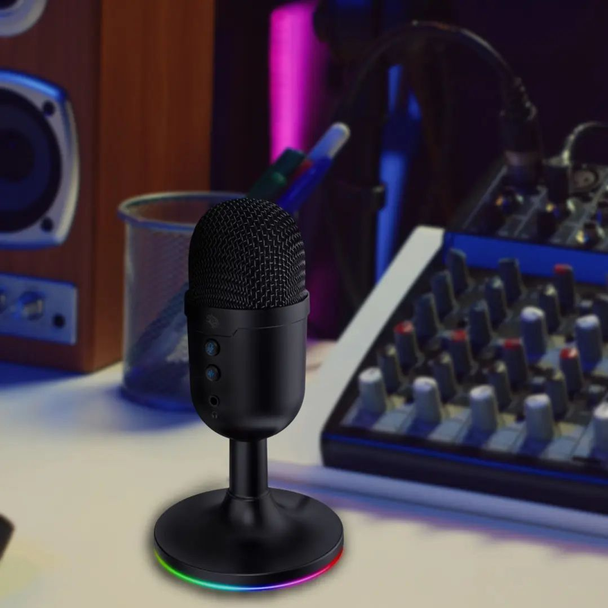 Porodo Gaming Omni-Directional USB Microphone - Black | PDX550