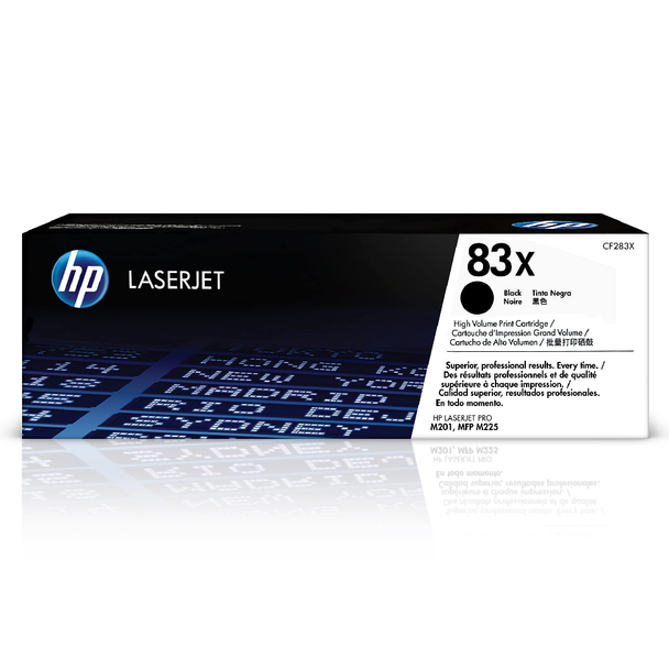 HP 83X High Yield Original LaserJet Toner Cartridge - Black | CF283X