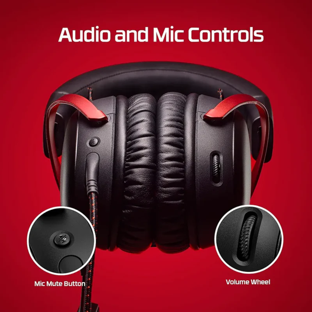 HyperX Cloud III S Wireless Gaming Headset - Black/Red | A59Z0AA