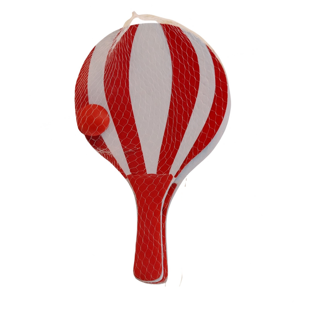 Beach Ball Racket - White/Red