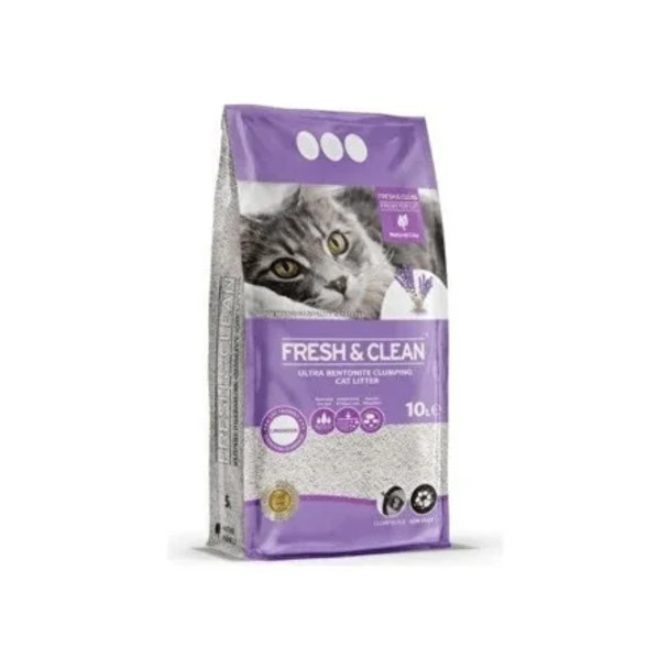 Fresh & Clean Cat Litter Lavender 10L | SA1166