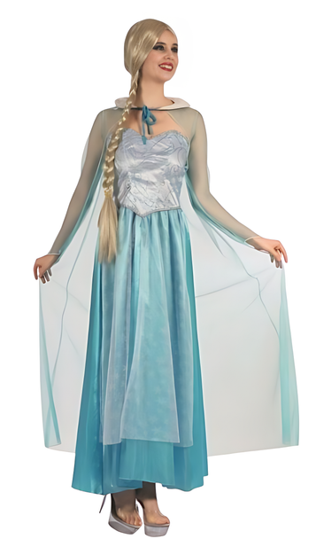 Blue Princess Costume (Dress & Cape) | 093093 Blue Princess Costume (Dress & Cape) | 093093