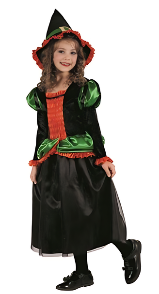 Pumpkin Witch Girl Costume - Small Size | 091043