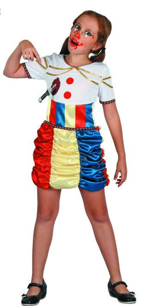 Clown Zombie Girl Costume (Dress) - Medium Size | 091305 Clown Zombie Girl Costume (Dress) - Medium Size | 091305