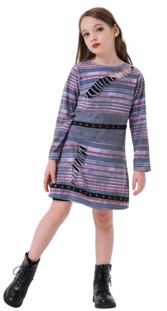 Modular Stripe Dress - Medium Size | 098981