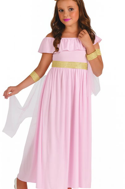 Greek Princess Costume (Dress, Belt, Cord, Arm Bands with Veil) - Large Size | 091273 Greek Princess Costume (Dress, Belt, Cord, Arm Bands with Veil) - Large Size | 091273