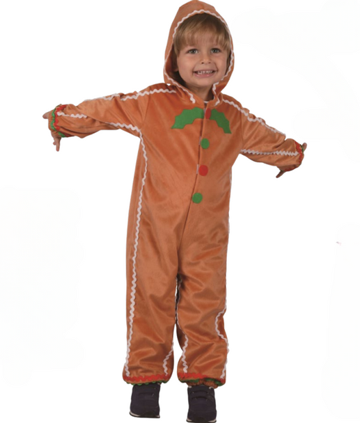 Gingerbread Costume (Jumpsuit) - INFANT (80-92CM) | 092621 Gingerbread Costume (Jumpsuit) - INFANT (80-92CM) | 092621