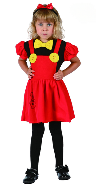 Minnie Mouse Costume (Dress, Headband) - TODDLER (92-104CM) | 92268