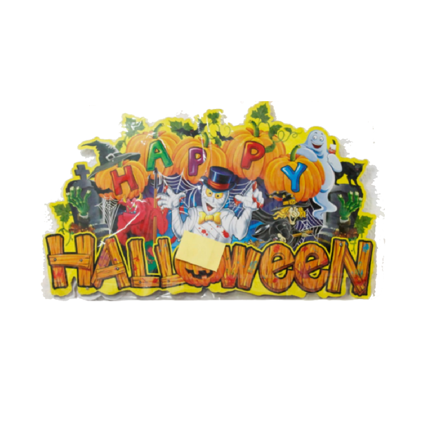 Halloween Wall Decoration with Pumpkins & Ghost | AL251-9