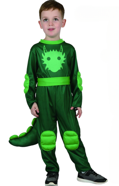 Green Super Hero Costume (Overall, Belt) - Toddler (92-104CM) | 092513