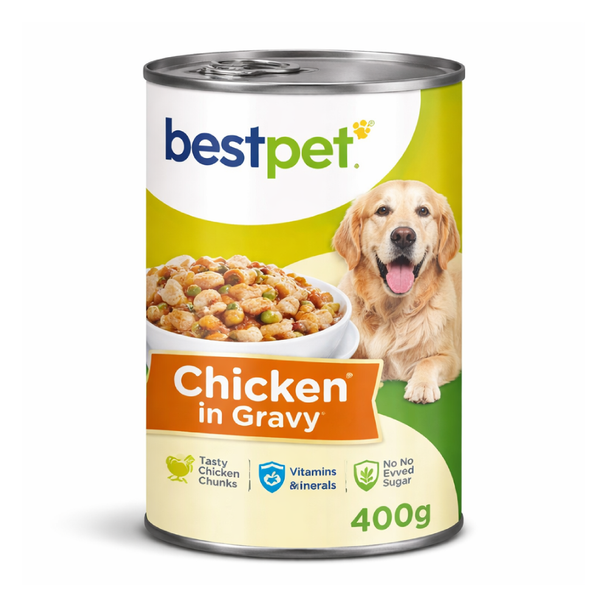 Bestpet Dog Chicken in Gravy 400g | P0042