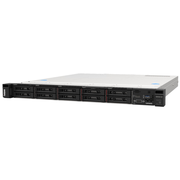 Lenovo SR250 V3 Rack 1U Server - Intel Xeon E-2436 - RAM 1x32GB - Drive Bays: 8× 2.5" | 7DCLA00NEA