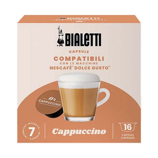Bialetti Cappuccino Dolce Gusto Compatible Capsules - 16pcs | 96080444