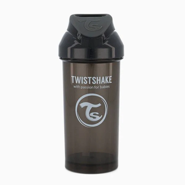 Twistshake 360ml Straw Sippy Cup - Black | TWI78593