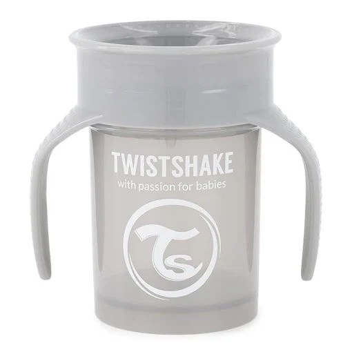 Twistshake 360 Cup 6+m - Pastel Grey | TWI78930