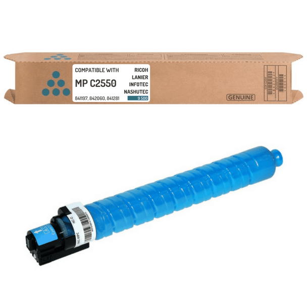 Ricoh MPC2030-2550 Original Toner - Cyan | MPC2550CY Ricoh MPC2030-2550 Original Toner - Cyan | MPC2550CY
