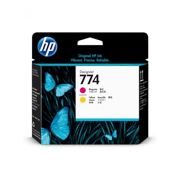 HP 774 Original DesignJet Printhead - Magenta / Yellow | P2V99A