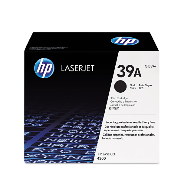 HP 39A Original LaserJet Toner Cartridge - Black | Q1339A