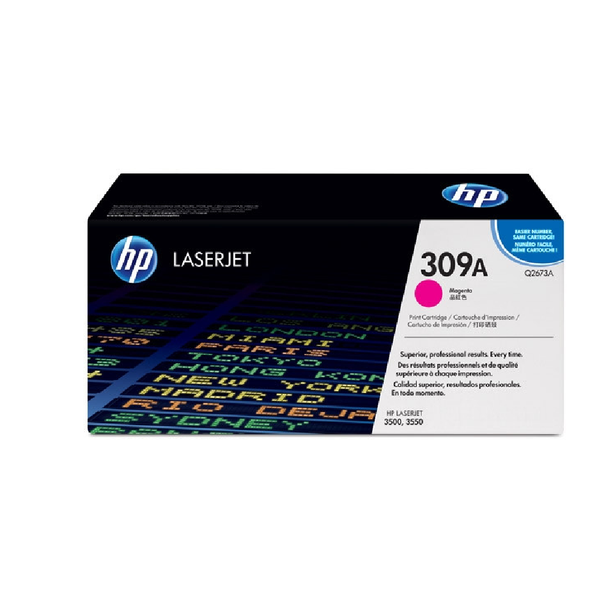 HP 309A Original LaserJet Toner Cartridge - Magenta | Q2672A