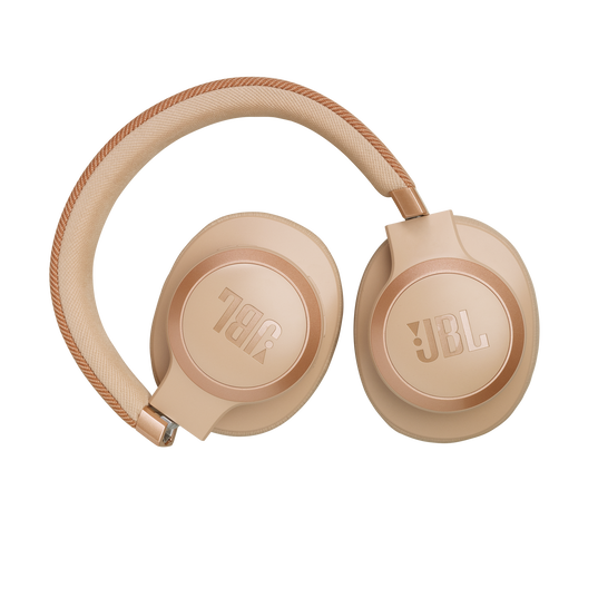 JBL Live 770NC Wireless Over-Ear ANC Headphones - Gold | 770NCSND
