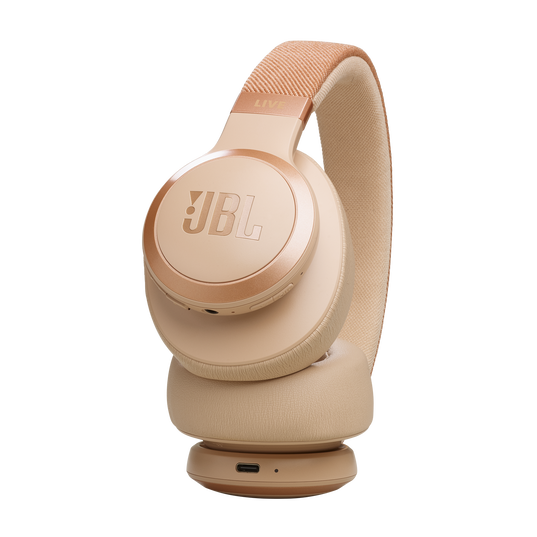 JBL Live 770NC Wireless Over-Ear ANC Headphones - Gold | 770NCSND