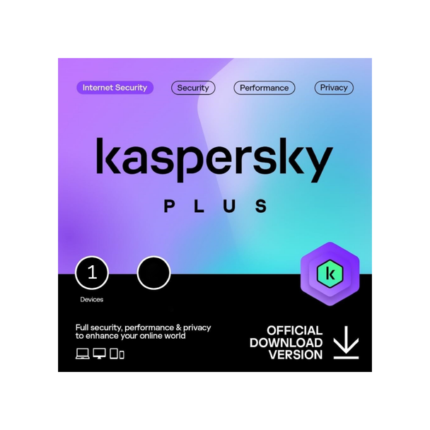 Kaspersky Plus Internet Security  - 1 Device | KL1042I5AFS-SLIM
