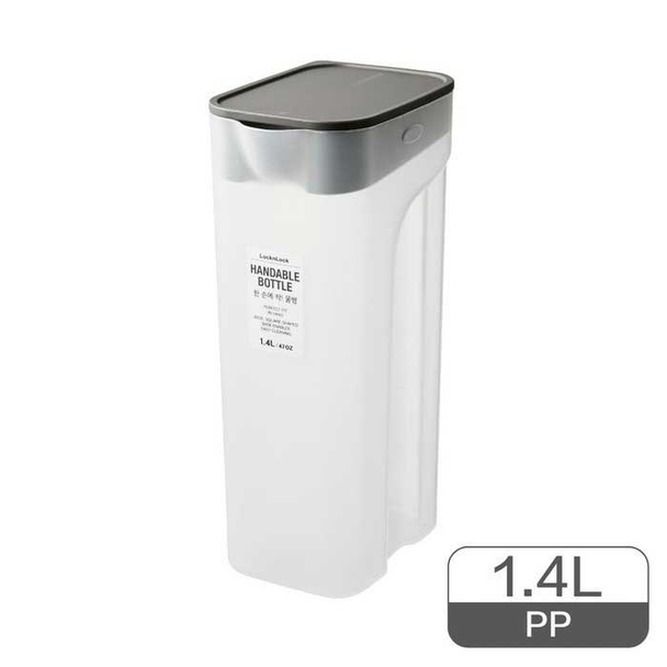 LocknLock Handable Bottle 1.4L - Gray | LLHAP817G