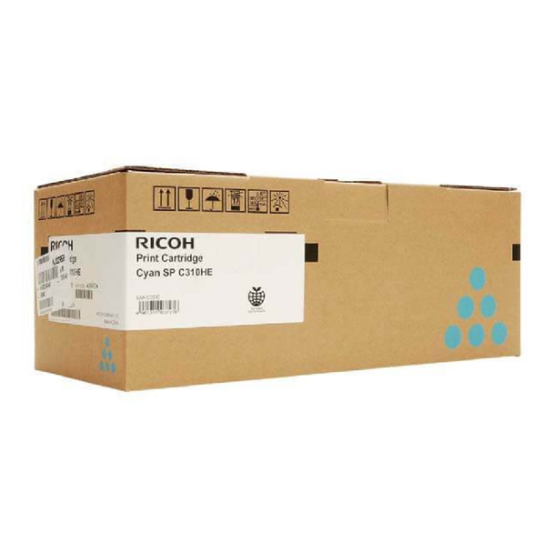 Ricoh SPC310 Original Toner - Cyan | RSPC310CY