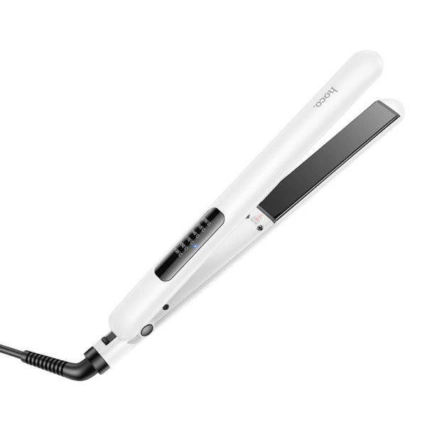 Hoco Hair Straightener for Straight and Curly Hair - White | HP40