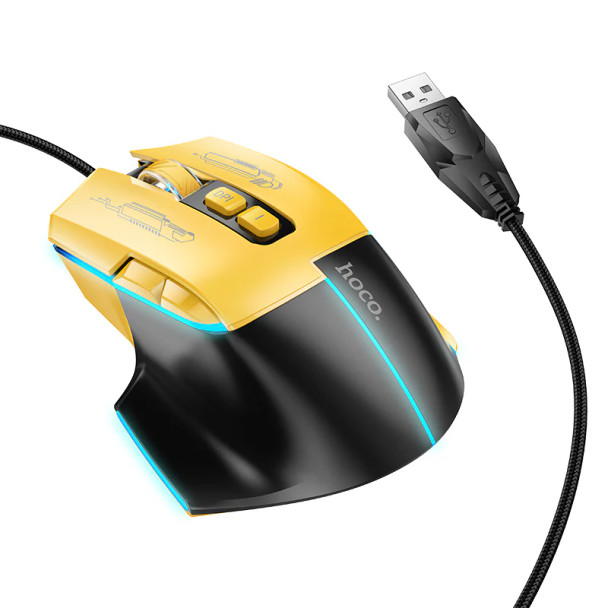 Hoco Gaming Wired Mouse - Black | GM31