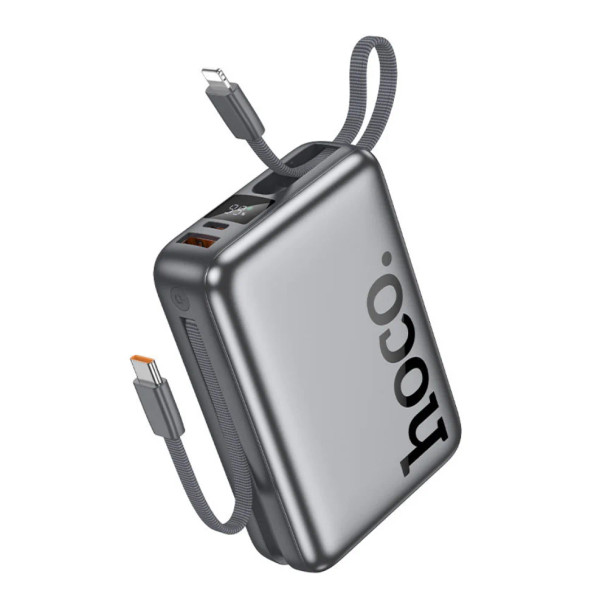 Hoco 18W Power Bank 20000mAh Built-in Cable | Q39
