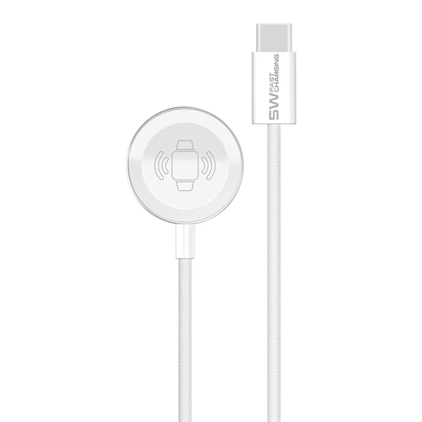 Promate Super-Fast Fabric Braided Apple Watch Charging Cable | WatchLink-C